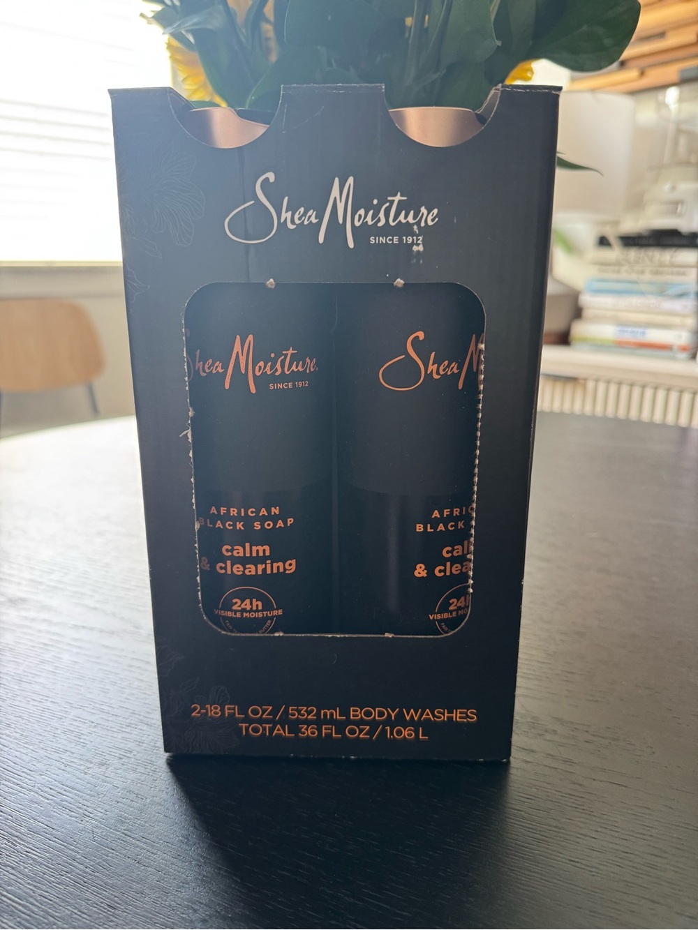 Shea Moisture Black and Copper Calm & Clearing Body Wash - 36 Oz